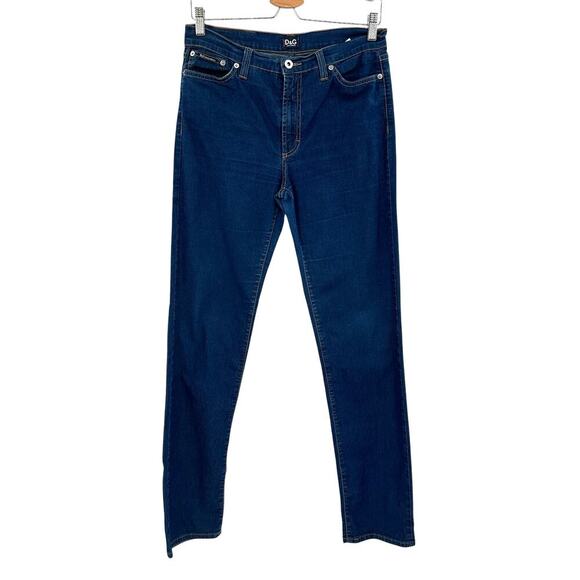 Dolce & Gabbana D&G Vintage Medium Dark Wash Straight Jeans Size US 8 - Picture 1 of 13